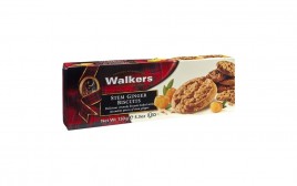Walker's Stem Ginger Biscuits   Box  150 grams